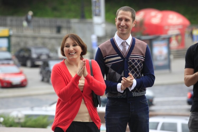 Денис Силантьев с женой Инной