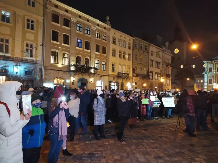 Акция в поддержку Стерненко во Львове