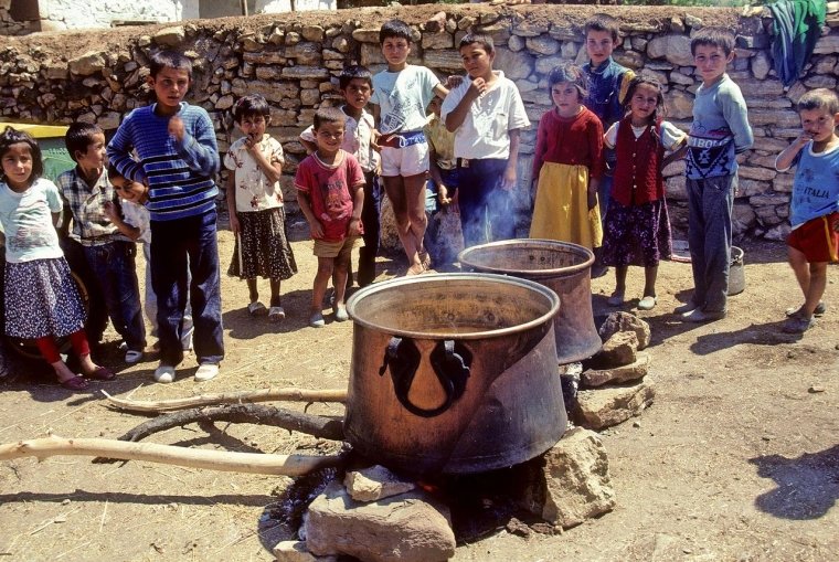 Приготування булгура в одному із сіл Туреччини