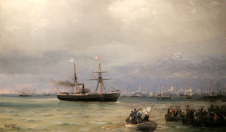 "Корабель допомоги", І. Айвазовський, 1892