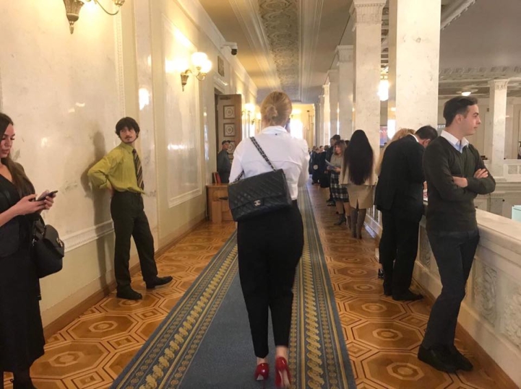Елена Шуляк с сумкой Chanel/Facebook Анны Стешенко