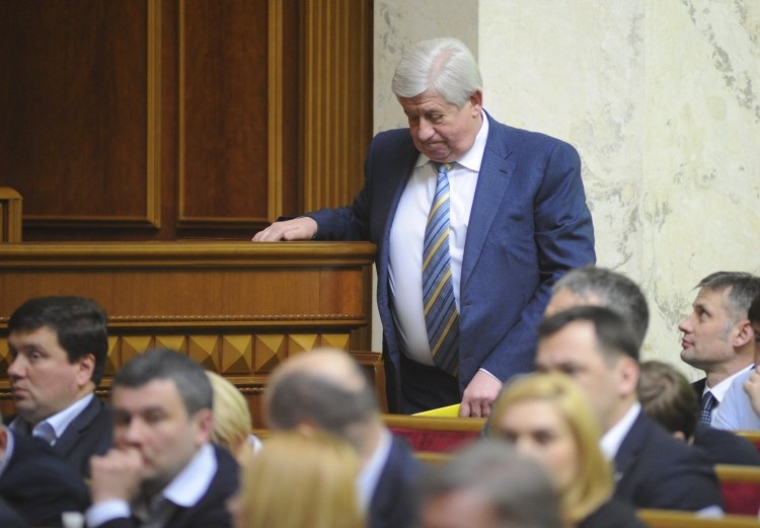 Виктор Шокин во время заседания Верховной Рады Украины