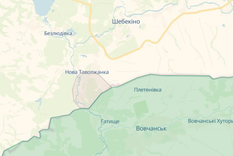 Район Новой Толжанки (Белгородская обл.) deepstatemap.live