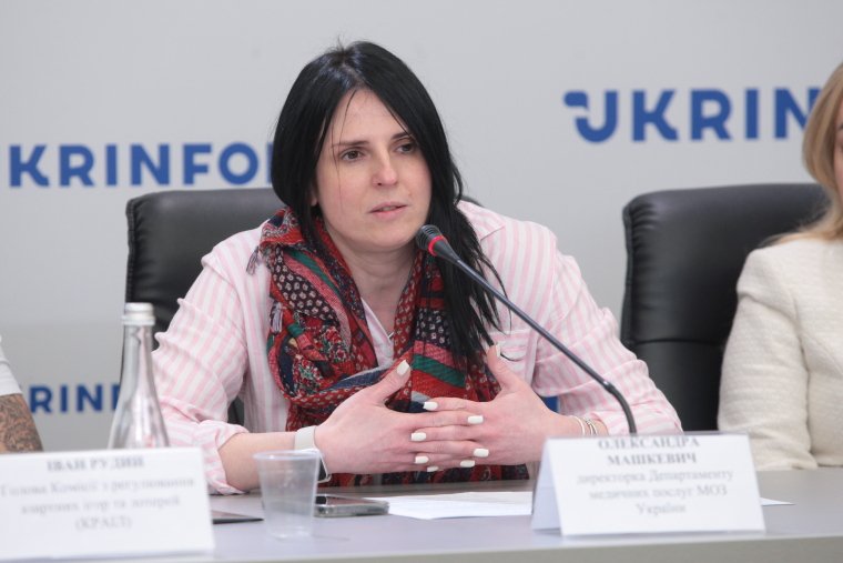 Директор Департамента медицинских услуг МЗ Украины Александра Машкевич