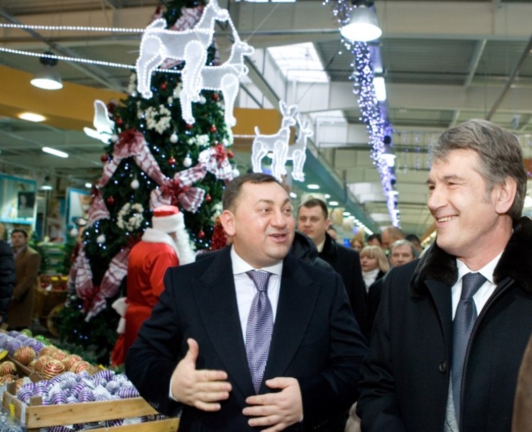 Олександр Герега та Віктор Ющенко, 2009 р.
