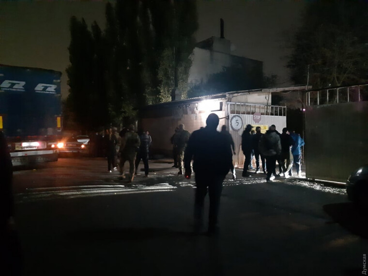 Столкновения на рынке "Седьмой километр" в Одессе