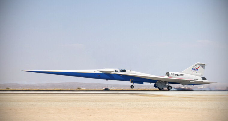 Самолет X-59 QueSST будет летать со скоростью до 1500 км/ч на высоте до 16,8 км
