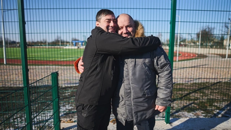Дмитрий Лубинец с братом