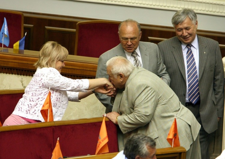 Юхим Звягільський у залі Верховної Ради, 2007 р.