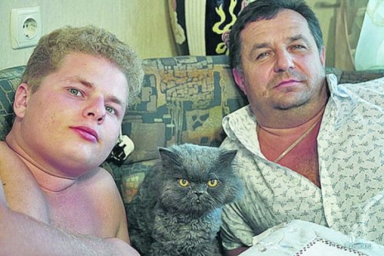 Степан Полторак с сыном Игорем
