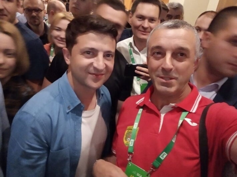 Георгий Мазураш и Владимир Зеленский