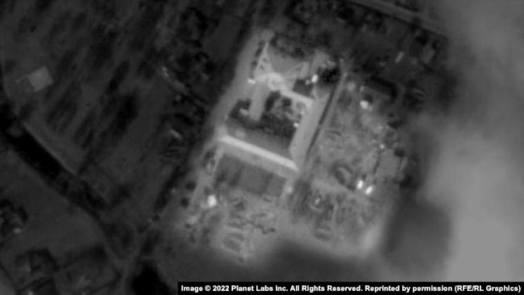 Спутниковый снимок школы