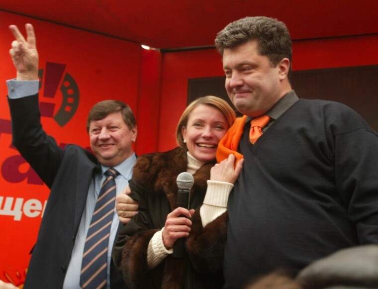 Александр Волков, Юлия Тимошенко и Петр Порошенко