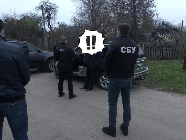 Задержание мэра Остра (Черниговская область) на взятке