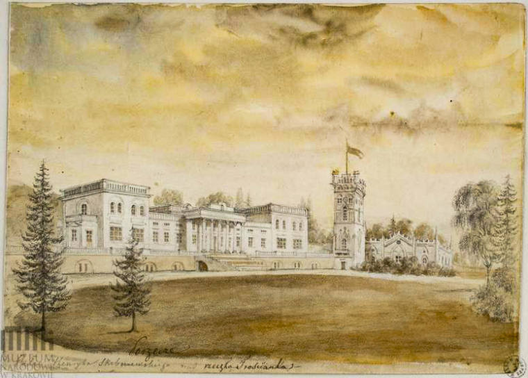 Палац в Новому Поріччі. Наполеон Орда. Близько 1880 р.