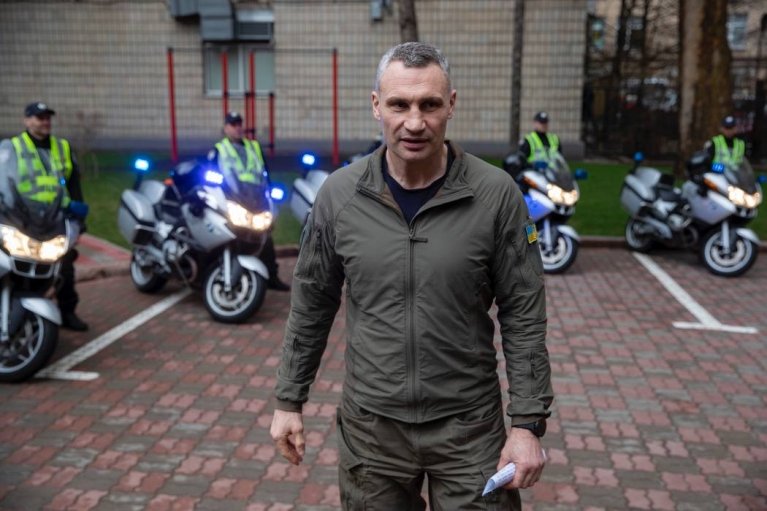 Улицы Киева полицейские будут патрулировать на мотоциклах, полученных в качестве помощи от Свободной земли Бавария, — Кличко