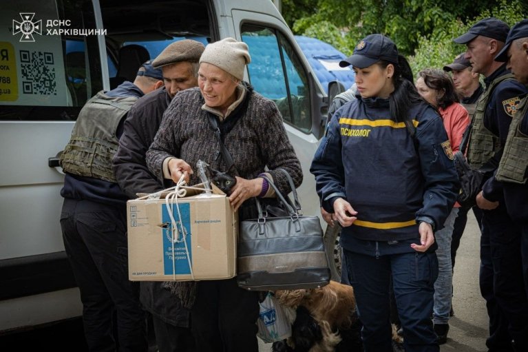 Из 7 общин Харьковщины эвакуировано почти 9 тысяч человек