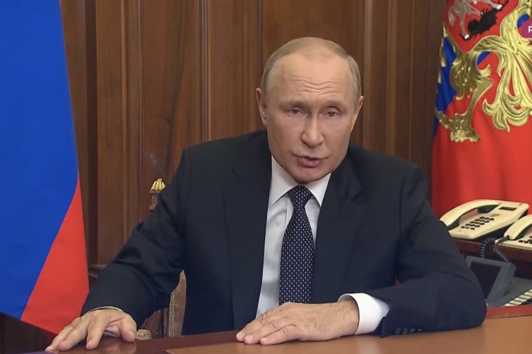 Путін оголосив про анексію Донбасу, Херсонщини та Запорізької області Росією
