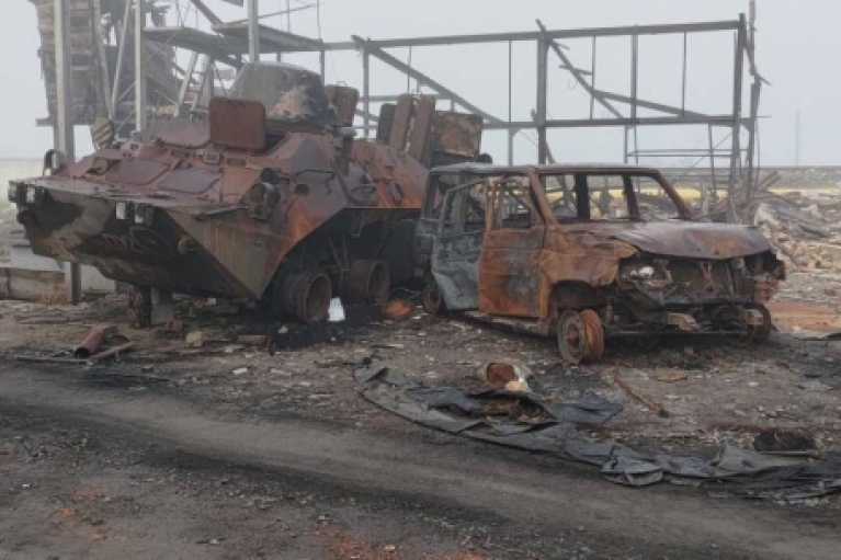 У Новій Каховці ЗСУ знищили базу росіян: загинуло понад десяток окупантів