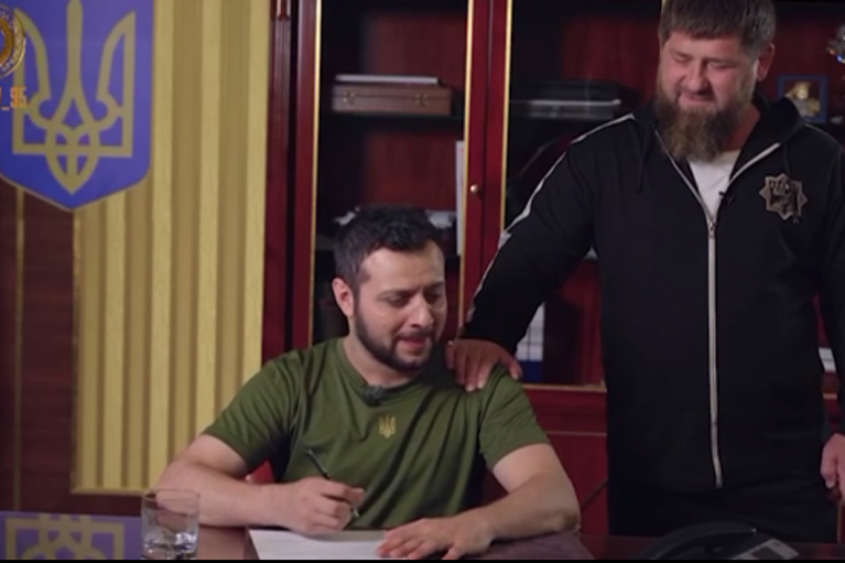 "Дон-дон" Кадиров знявся у ганебній пародії на "капітулянта" Зеленського (ВІДЕО)