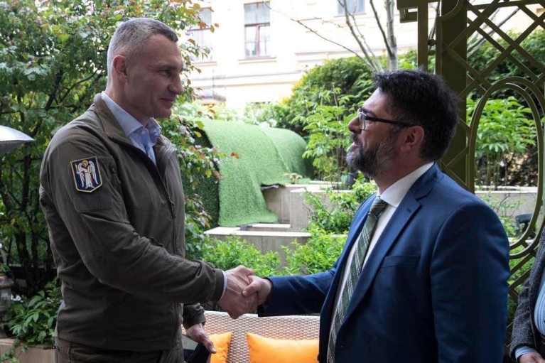 Виталий Кличко накануне Дня Европы встретился с послами и дипломатами иностранных государств