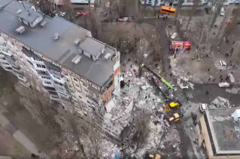 В Одессе больше пропавших после удара дроном по многоэтажке, чем считали ранее