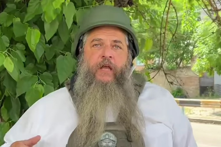 Головний рабин України потрапив під обстріл (ВІДЕО)