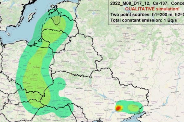 Київ, Донбас, захід України та ЄС: Вчені показали, як буде поширюватися радіація у випадку аварії на ЗАЕС (ВІДЕО)