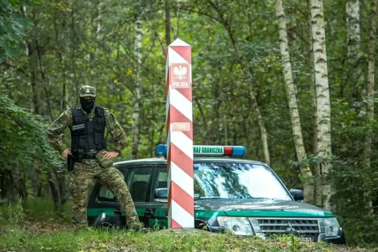 В сентябре польские пограничники поймали более 1000 нелегалов, ехавших из Беларуси