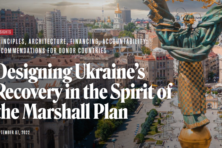 План Маршалла от Фонда Маршалла. Во что хотят превратить Украину после войны