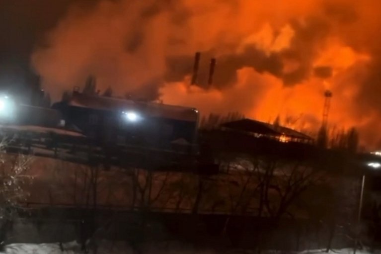 Українські дрони атакували Новолипецький металургійний комбінат