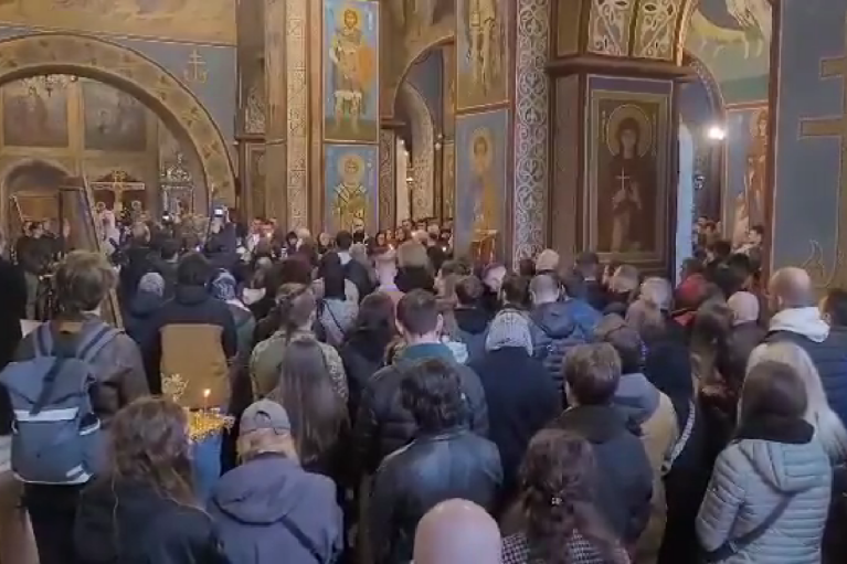 В Киеве состоялось прощание с военным и активистом Павлом Петриченко, погибшим на Донетчине (ФОТО, ВИДЕО)
