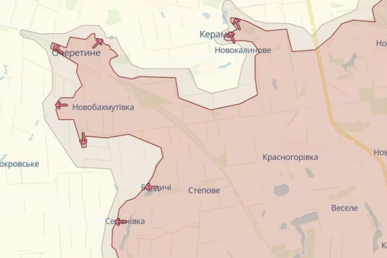 Россияне закрепились в части Очеретино. DeepState сообщает о захвате Бердичей
