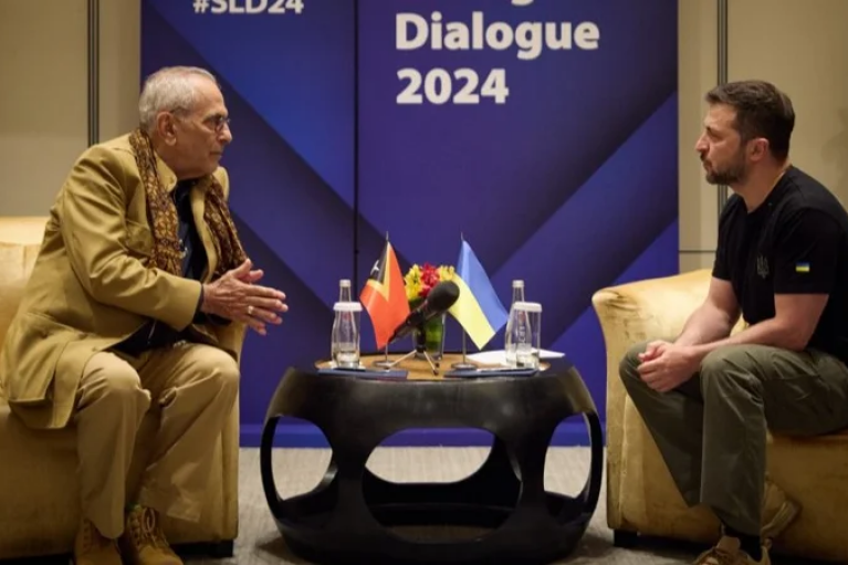 Зеленский впервые встретился с президентом Тимора-Лешти