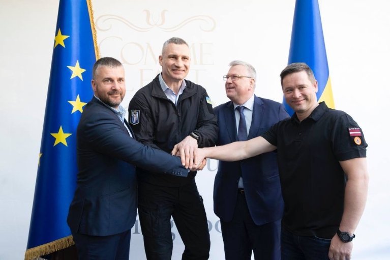 "Будущее Европы определяется в Украине", - Кличко в День Европы встретился с послами G7 и ЕС