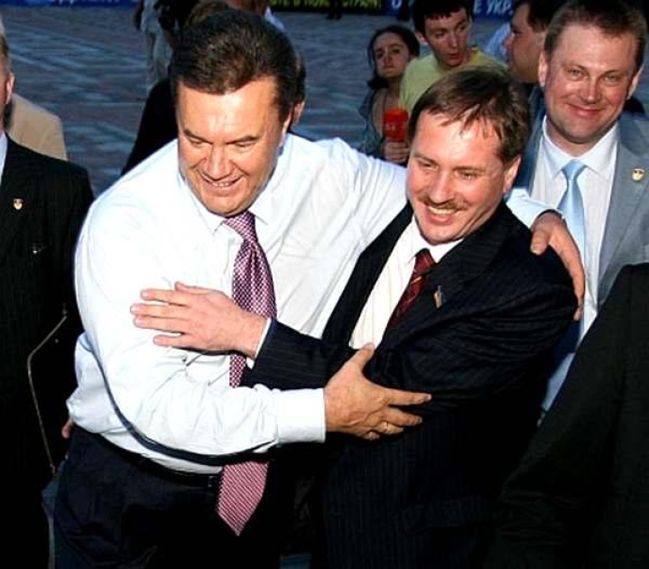 Тарас Чорновил с Виктором Януковичем