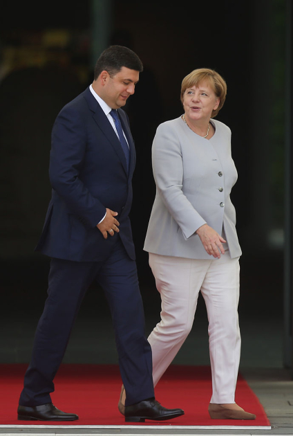 Владимир Гройсман и канцлер Германии Ангела Меркель