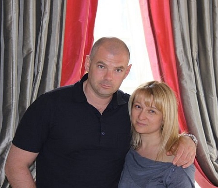 Игорь Палица с женой Оксаной
