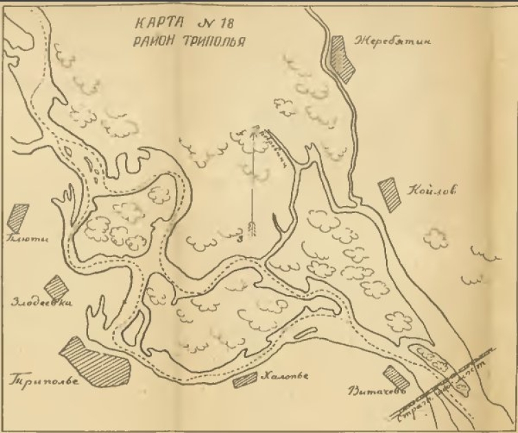 Мапа району Трипілля
