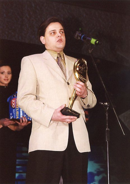 Сергей Рахманин на премии "Человек года", 1999 г.
