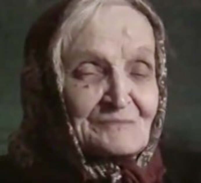 Тетяна Гарасева. 1990-і рр., в останні роки життя вона булла сліпою.