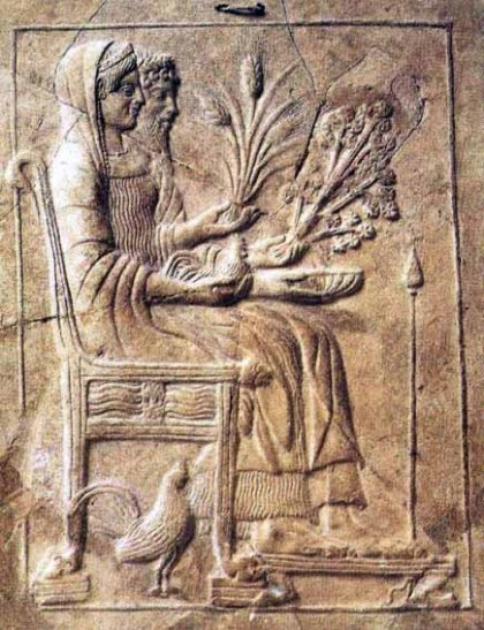 Аїд і Персефона на троні підземного царства, 480-450рр. до н. е.