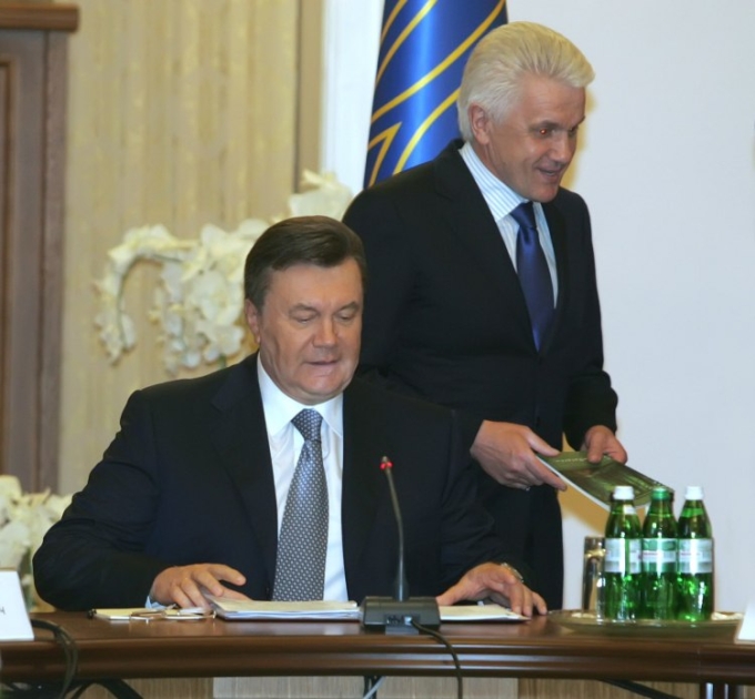 Виктор Янукович и Владимир Литвин