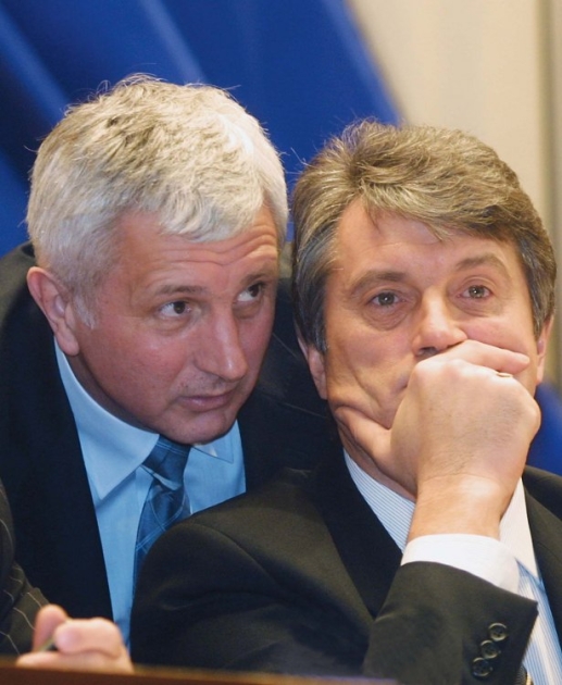 Анатолий Матвиенко и Виктор Ющенко, 2003 г.