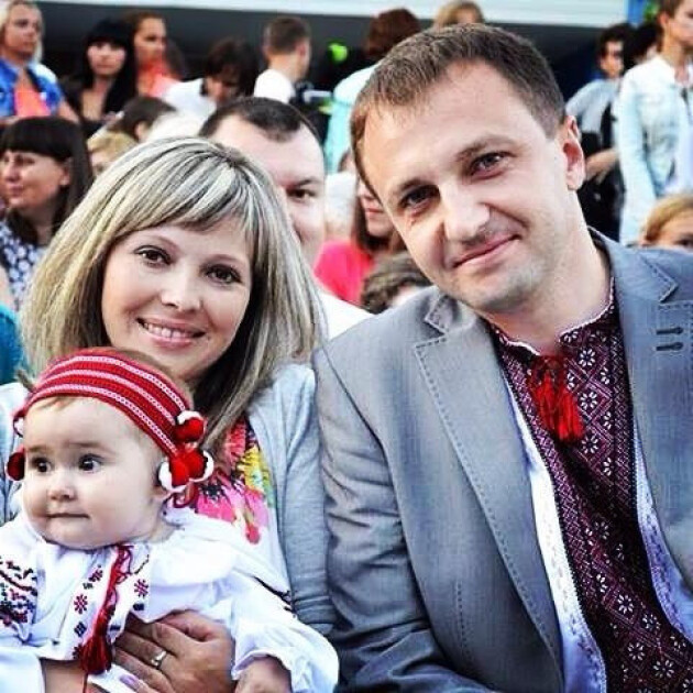Тарас Креминь с семьей