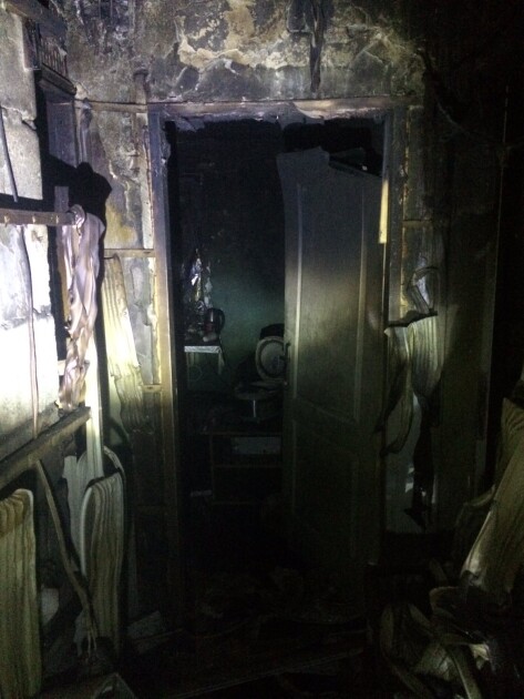 Пожар в общежитии в Харькове