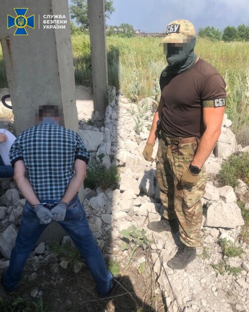 Задержание диверсанта на Луганщине