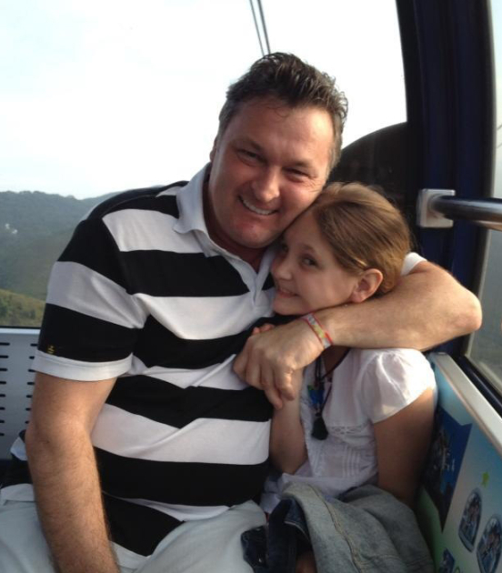 Геннадий Балашов с дочерью